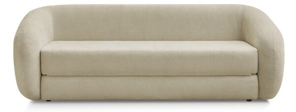 Кафяво-сив шенилов сгъваем диван 228 cm Neyo – Bobochic Paris