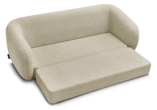 Кафяво-сив шенилов сгъваем диван 228 cm Neyo – Bobochic Paris