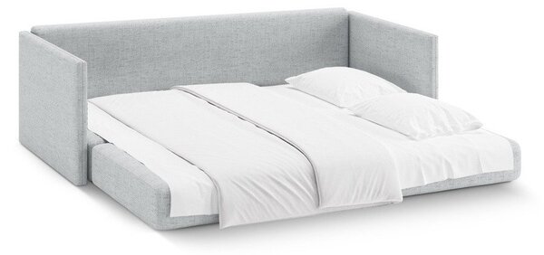 Светлосив шенилов сгъваем диван 209 cm Shannon – Cosmopolitan Design