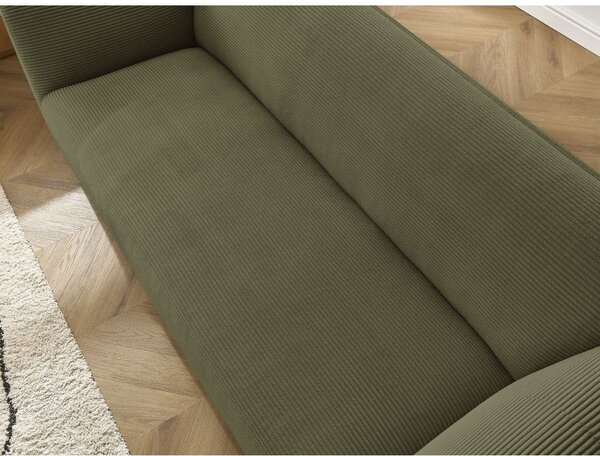 Зелен диван от рипсено кадифе 242 cm Giorgia – Bobochic Paris