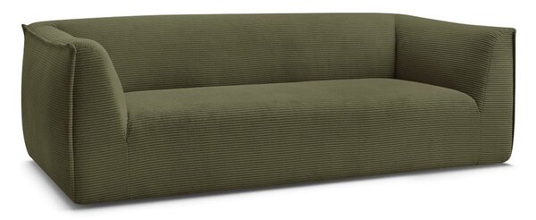 Зелен диван от рипсено кадифе 242 cm Giorgia – Bobochic Paris