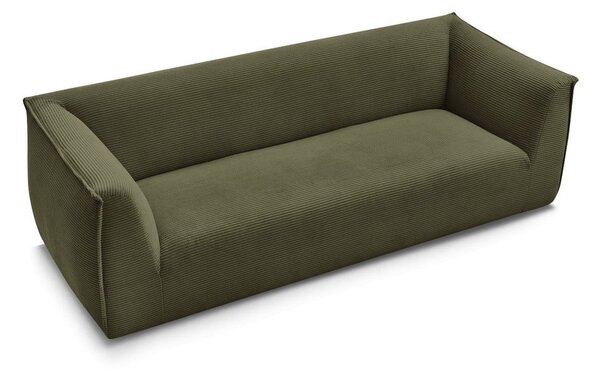 Зелен диван от рипсено кадифе 242 cm Giorgia – Bobochic Paris