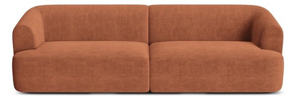Теракотен диван от рипсено кадифе 255 cm Campi – Cosmopolitan Design