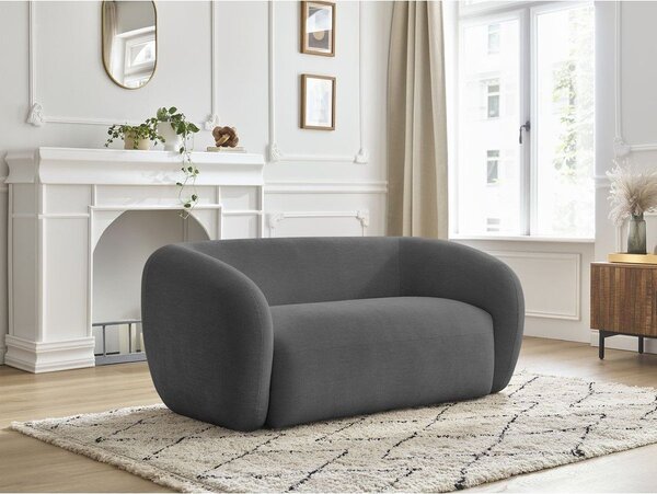 Тъмносив шенилов диван 160 cm Celine – Bobochic Paris
