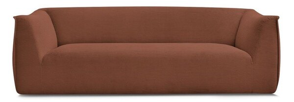 Оранжев диван от рипсено кадифе 242 cm Giorgia – Bobochic Paris