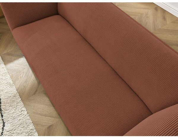 Оранжев диван от рипсено кадифе 242 cm Giorgia – Bobochic Paris