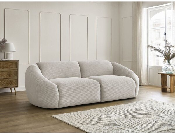 Бежов диван от рипсено кадифе 250 cm Tina – Bobochic Paris