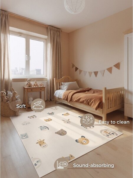 Детски килим 120x170 cm Tiny Zoo – Hanse Home