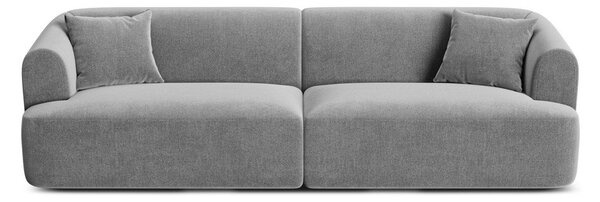 Светлосив кадифен диван 255 cm Campi – Cosmopolitan Design