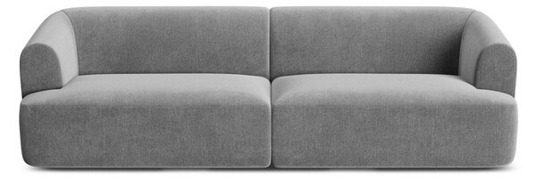 Светлосив кадифен диван 255 cm Campi – Cosmopolitan Design