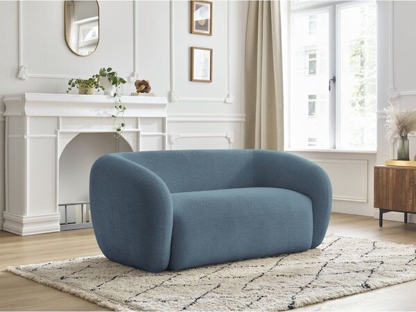Син шенилов диван 160 cm Celine – Bobochic Paris