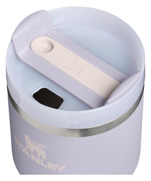 Термос със сламка от неръждаема стомана в цвят лавандула 600 ml Quencher H2.O FlowState™ Tumbler Purple Dust – Stanley