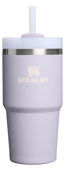 Термос със сламка от неръждаема стомана в цвят лавандула 600 ml Quencher H2.O FlowState™ Tumbler Purple Dust – Stanley
