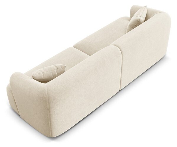 Бежов кадифен диван 255 cm Campi – Cosmopolitan Design
