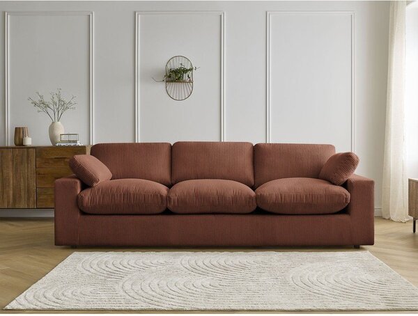 Оранжев диван от рипсено кадифе 250 cm Belair – Bobochic Paris