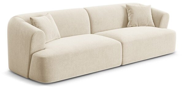 Бежов кадифен диван 255 cm Campi – Cosmopolitan Design
