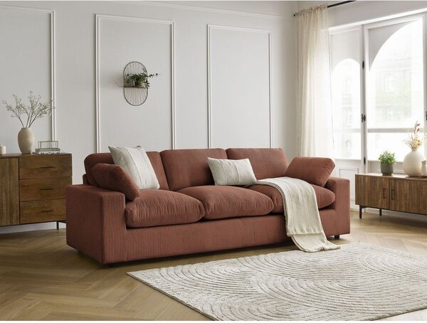Оранжев диван от рипсено кадифе 250 cm Belair – Bobochic Paris