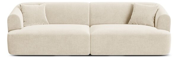 Бежов кадифен диван 255 cm Campi – Cosmopolitan Design