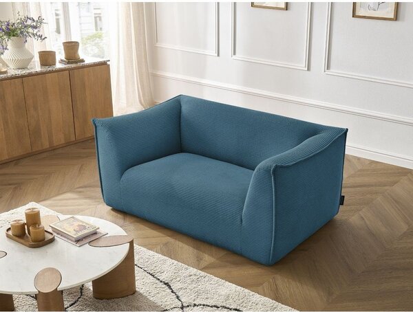 Син диван от рипсено кадифе 170 cm Giorgia – Bobochic Paris