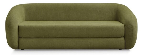 Зелен шенилов сгъваем диван 228 cm Neyo – Bobochic Paris