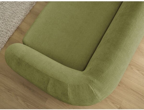 Зелен шенилов сгъваем диван 228 cm Neyo – Bobochic Paris