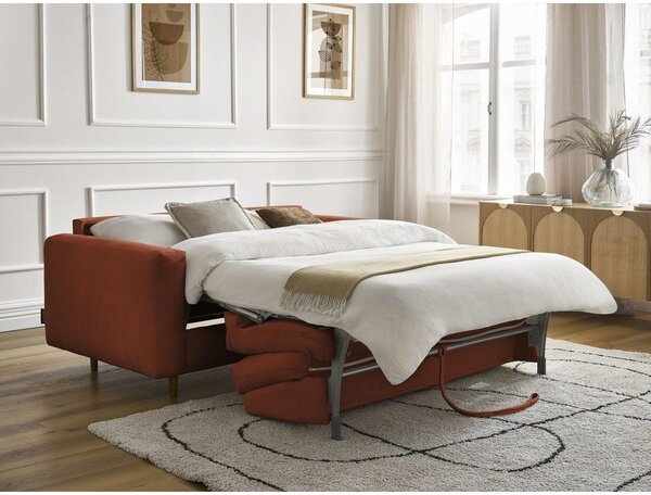 Оранжев диван за ежедневно спане/сгъваем 220 cm Cocoone – Bobochic Paris