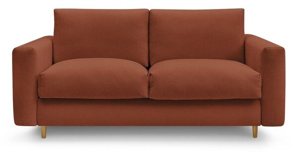 Оранжев диван за ежедневно спане/сгъваем 220 cm Cocoone – Bobochic Paris