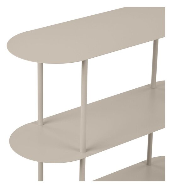 Бежов метален стелаж 90x81x31 cm Rieti – House Nordic