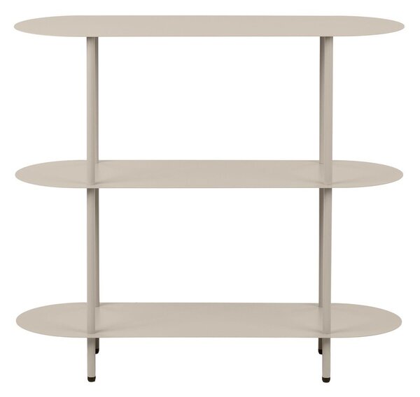 Бежов метален стелаж 90x81x31 cm Rieti – House Nordic