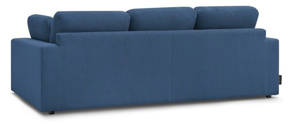 Син диван от рипсено кадифе 250 cm Belair – Bobochic Paris