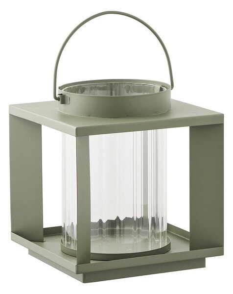 Метален/стъклен фенер (височина 20,5 cm) Lohals – House Nordic