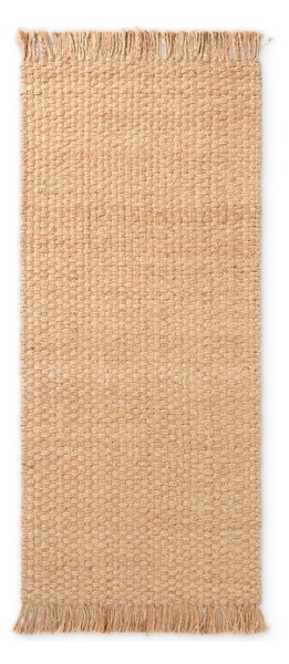 Двустранна/ръчно изработена ютена пътека в естествен цвят 80x300 cm Fjord – Hanse Home