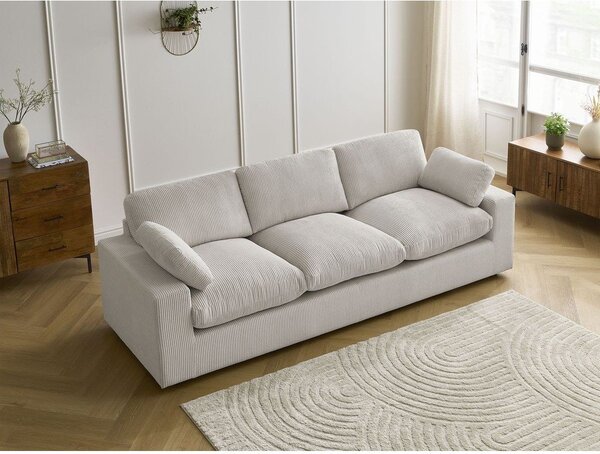 Бежов диван от рипсено кадифе 250 cm Belair – Bobochic Paris