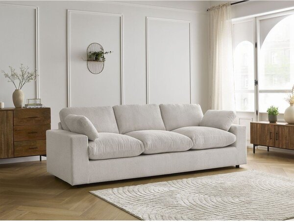 Бежов диван от рипсено кадифе 250 cm Belair – Bobochic Paris