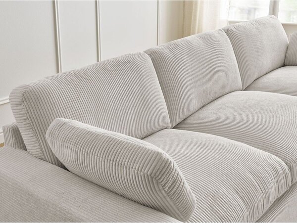 Бежов диван от рипсено кадифе 250 cm Belair – Bobochic Paris