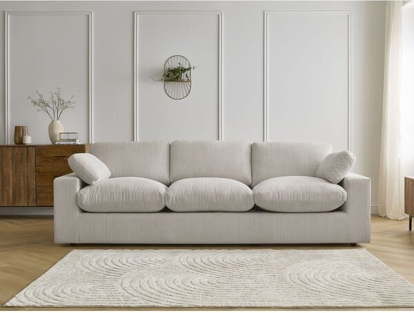 Бежов диван от рипсено кадифе 250 cm Belair – Bobochic Paris