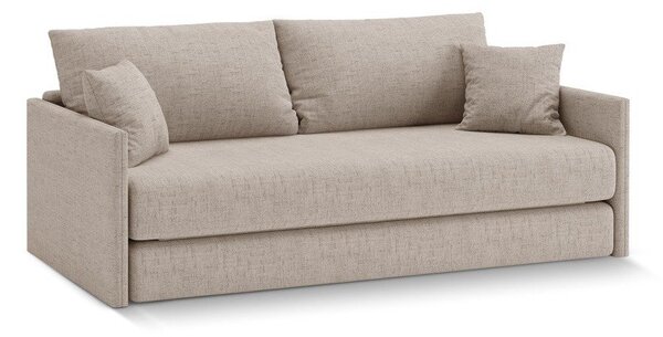 Светлокафяв шенилов сгъваем диван 209 cm Shannon – Cosmopolitan Design
