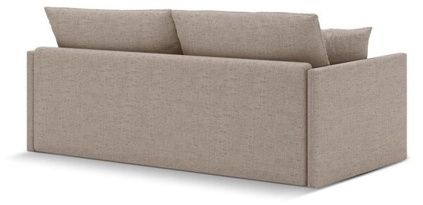 Светлокафяв шенилов сгъваем диван 209 cm Shannon – Cosmopolitan Design