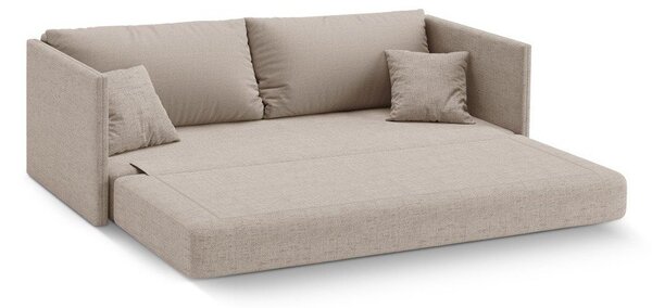 Светлокафяв шенилов сгъваем диван 209 cm Shannon – Cosmopolitan Design