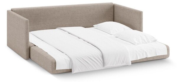 Светлокафяв шенилов сгъваем диван 209 cm Shannon – Cosmopolitan Design