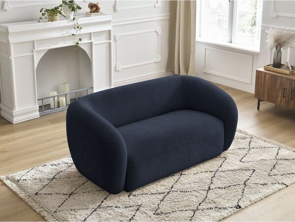Тъмносин шенилов диван 160 cm Celine – Bobochic Paris