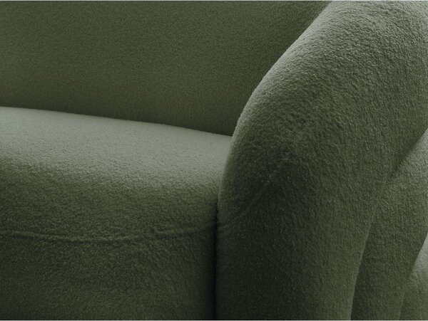 Зелен диван от прежда с примки от букле 193 cm Elina – Bobochic Paris