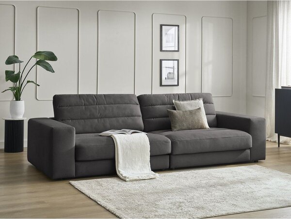 Черен кадифен диван 276 cm Sierra – Bobochic Paris