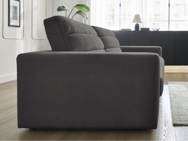 Черен кадифен диван 276 cm Sierra – Bobochic Paris