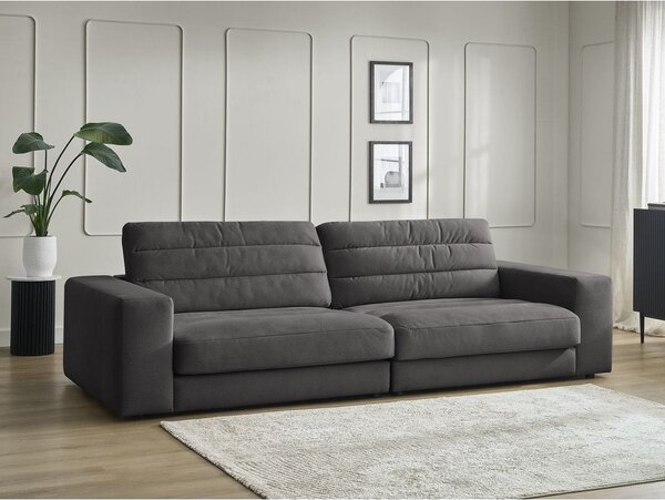 Черен кадифен диван 276 cm Sierra – Bobochic Paris