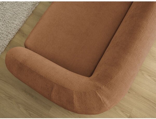 Оранжев шенилов сгъваем диван 228 cm Neyo – Bobochic Paris