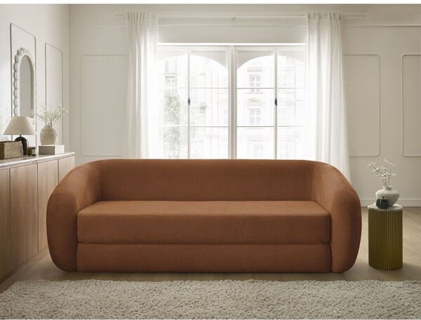 Оранжев шенилов сгъваем диван 228 cm Neyo – Bobochic Paris