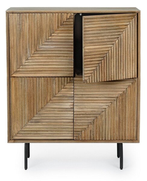 Шкафче от масивно манго в естествен цвят 92x110x40 cm Darsey – Bizzotto