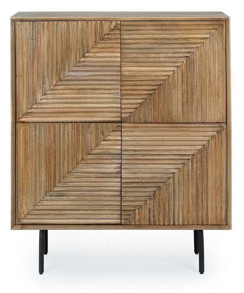 Шкафче от масивно манго в естествен цвят 92x110x40 cm Darsey – Bizzotto
