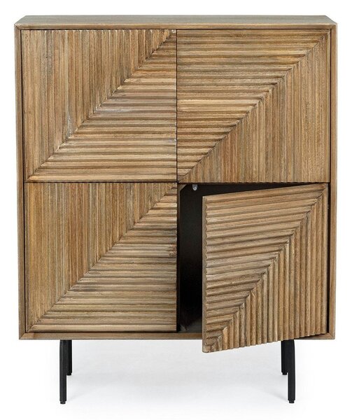 Шкафче от масивно манго в естествен цвят 92x110x40 cm Darsey – Bizzotto